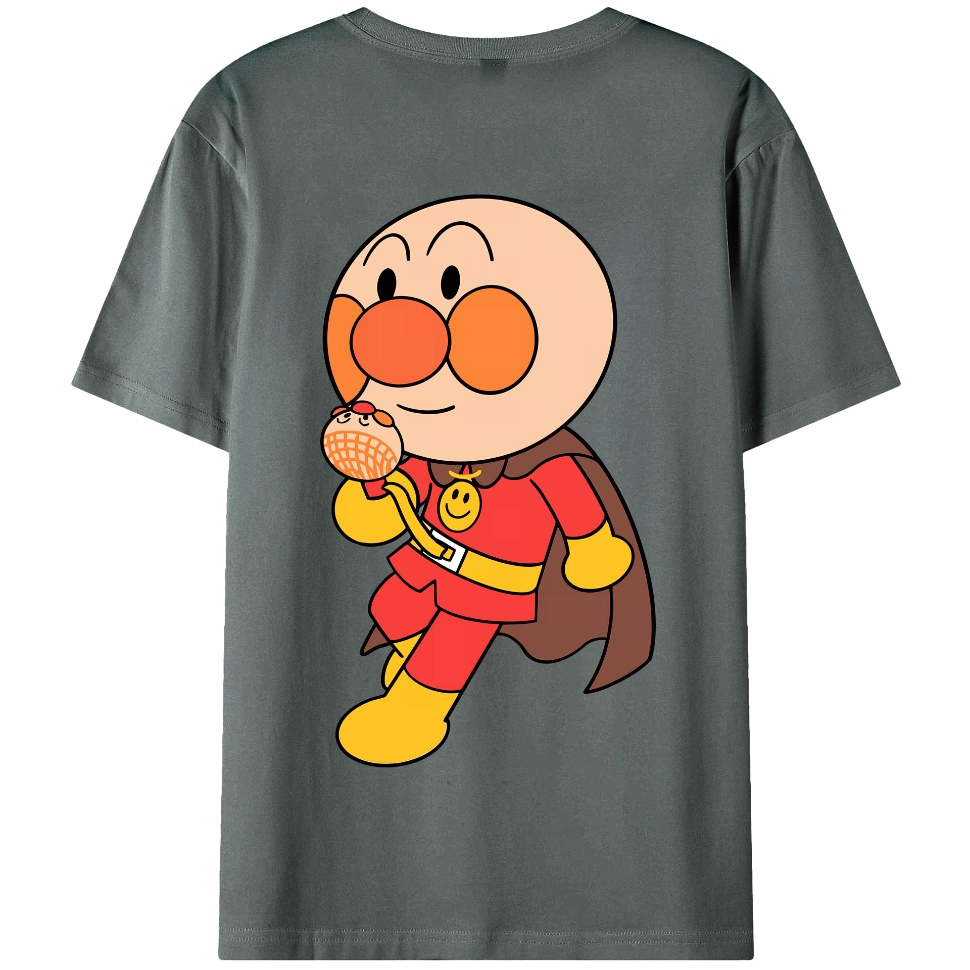（画像用） アンパンマン Anpanman 綿100％半袖Tシャツ（背面プリント）